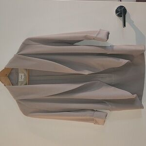 Aritzia Wilfred Chevalier Open Front Blazer - Light Grey